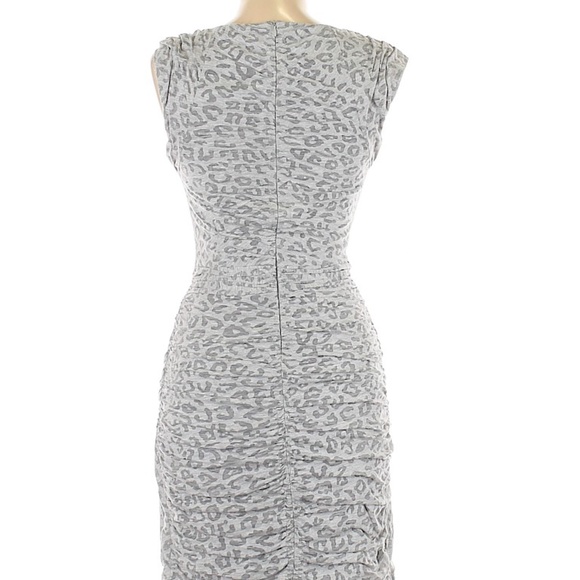 Rebecca Taylor Knit Muted Leopard Print Dress - Picture 10 of 10